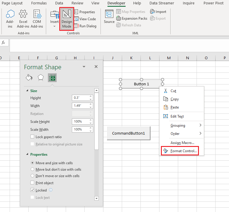 Unable to edit Format Shape, Greyed out functions - Microsoft Community