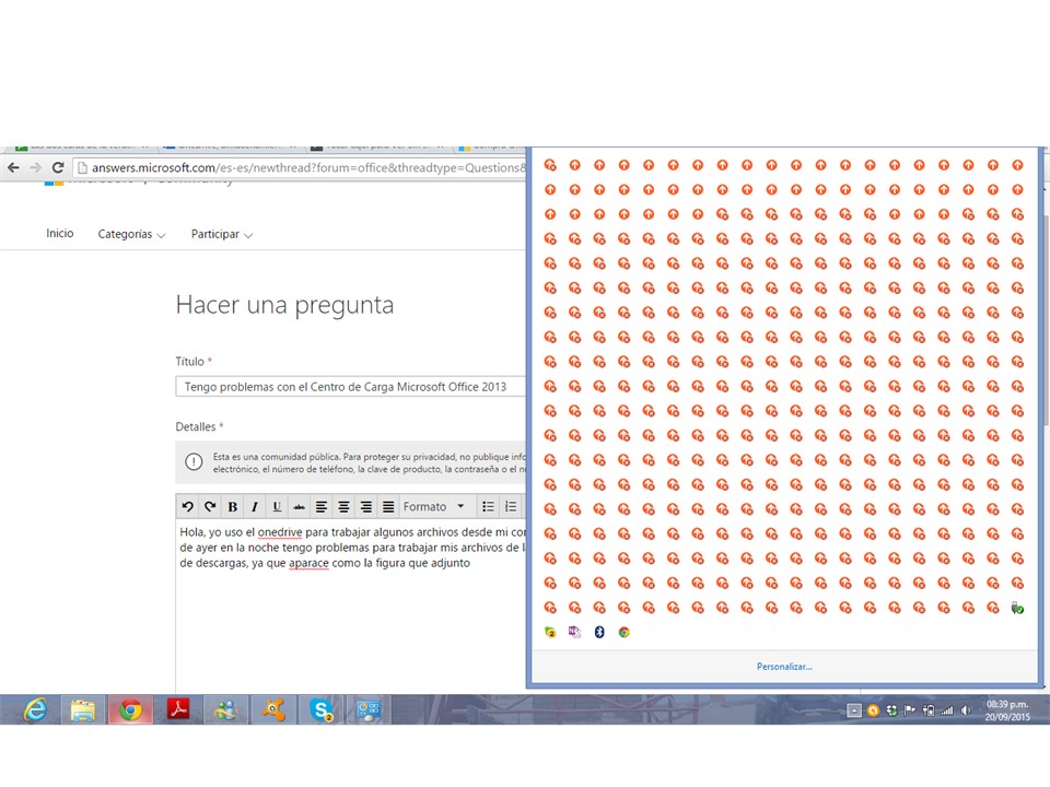 Tengo problemas con el Centro de Carga Microsoft Office 2013 - Microsoft  Community