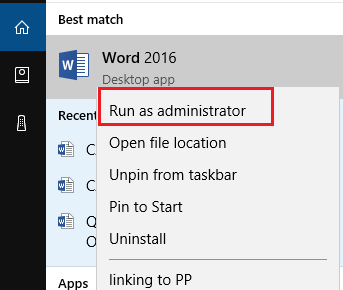 Word activate 1с не работает