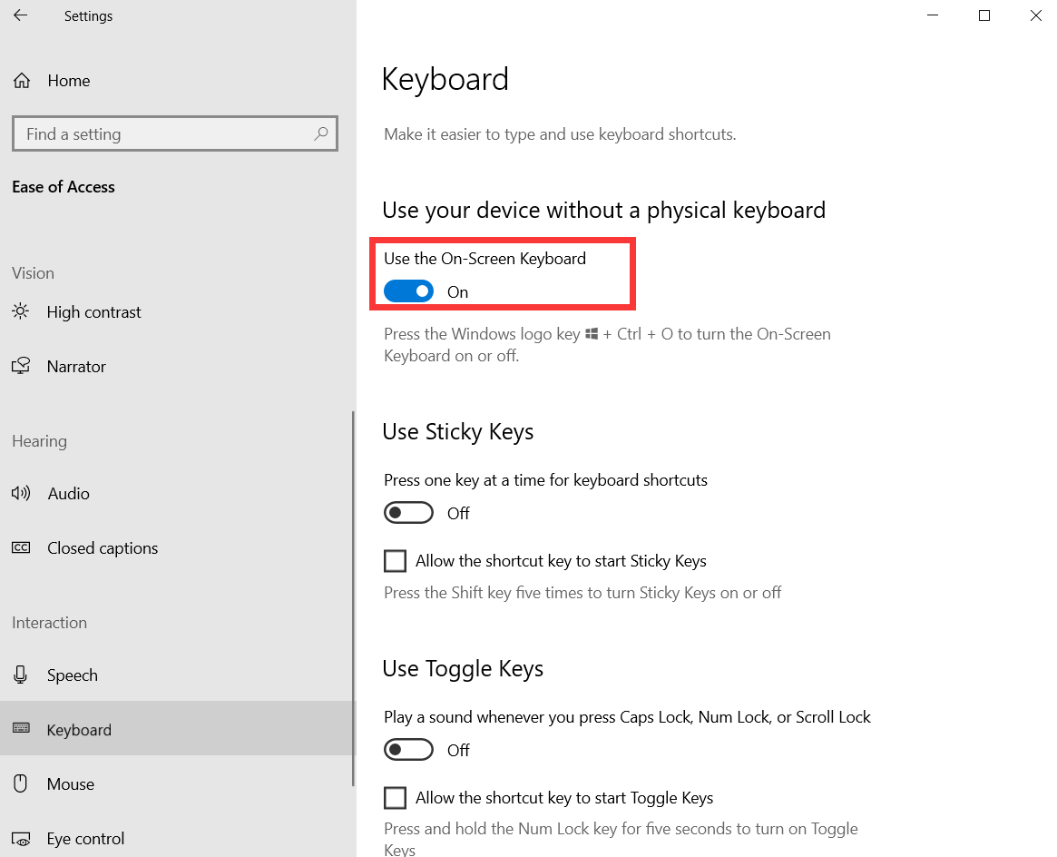 How to keep the touch keyboard and handwriting panel OPEN - Microsoft ...