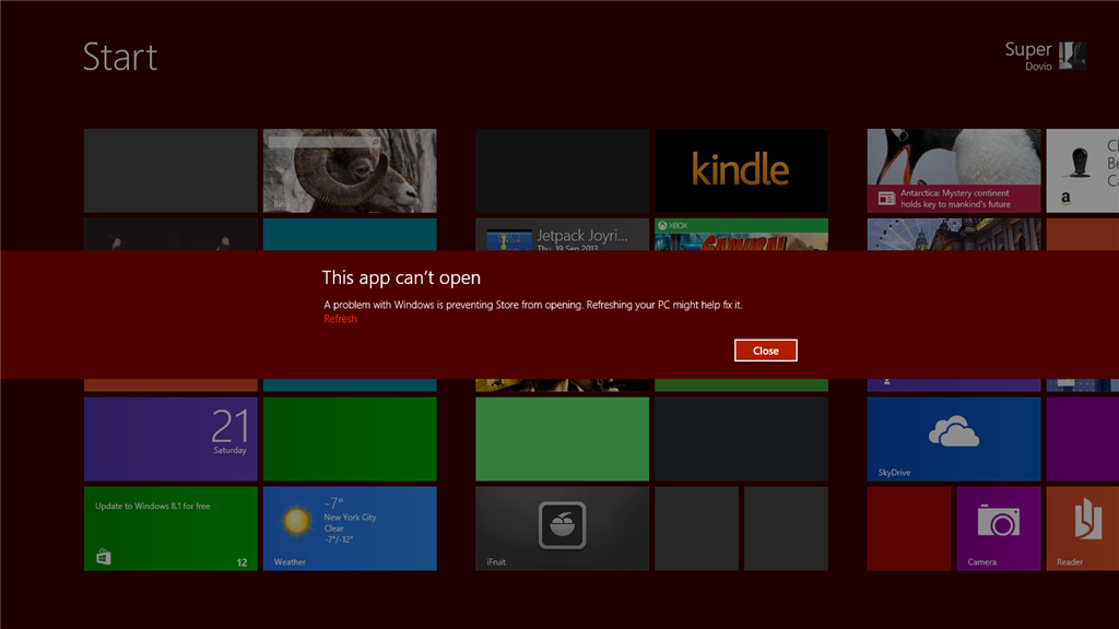 Microsoft apps won t open windows 10