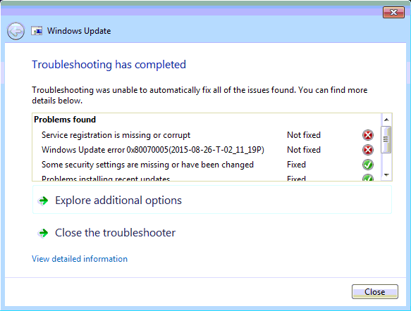 Windows Update Fixit >> Windows 7 Checking For Updates Never Ends Microsoft Community Windows Update Fixit >> Windows 7 Checking For Updates Never Ends Microsoft Community