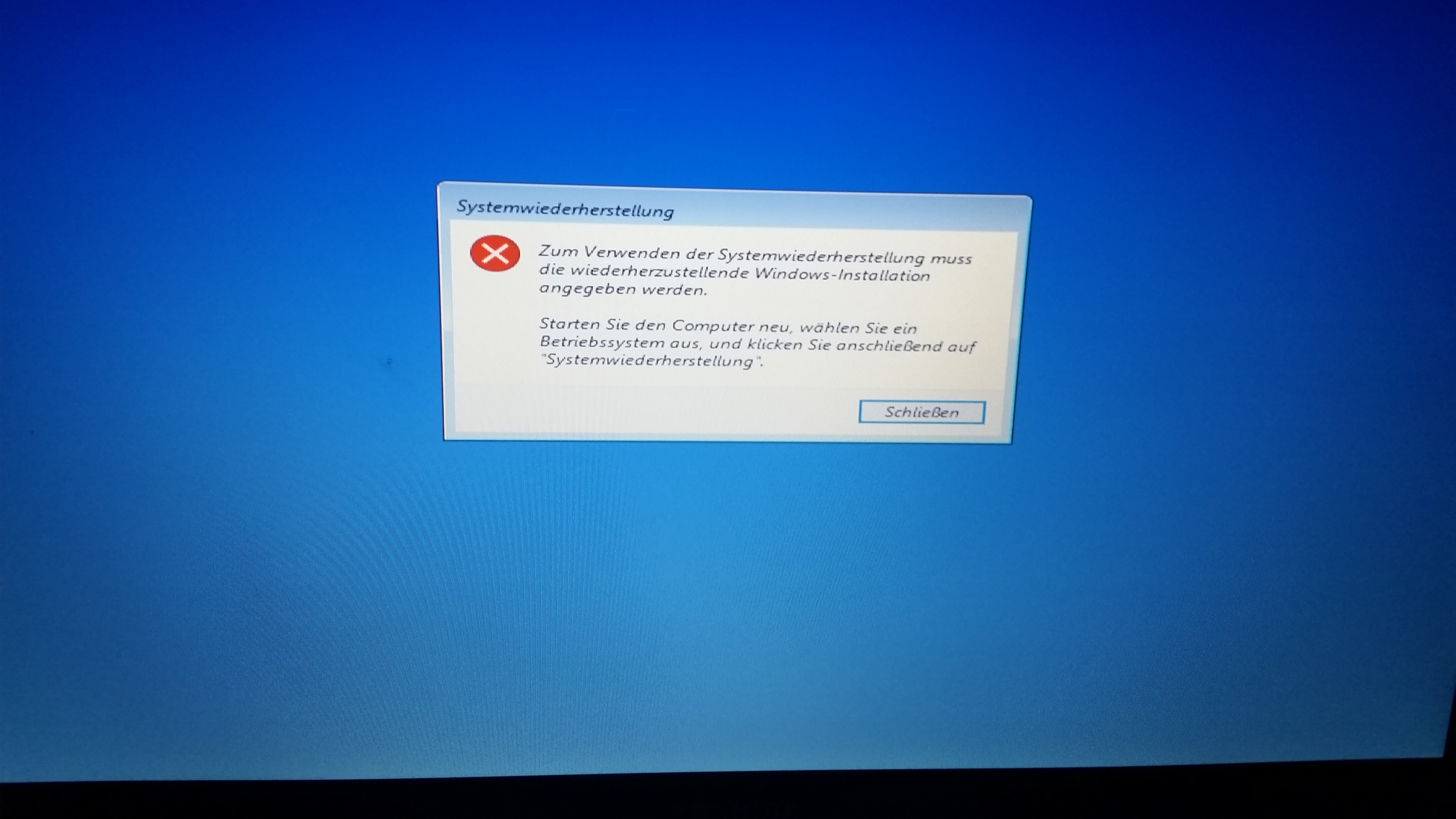 Windows 10 kann nach Update nicht gestartet werden.