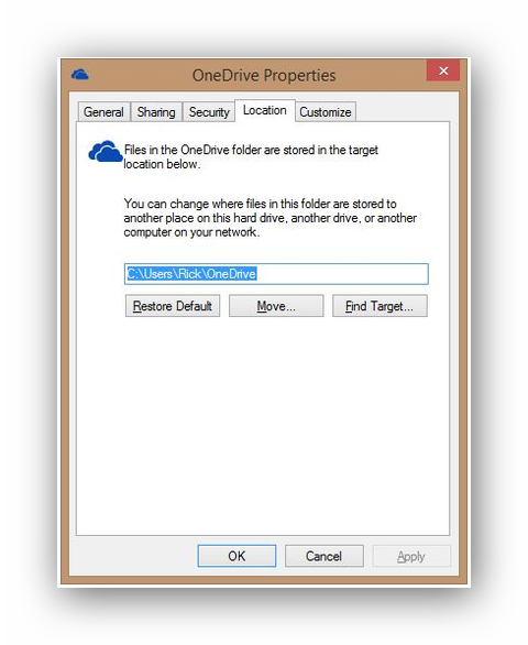 How to move onedrive folder on windows 10 tp microsoft community