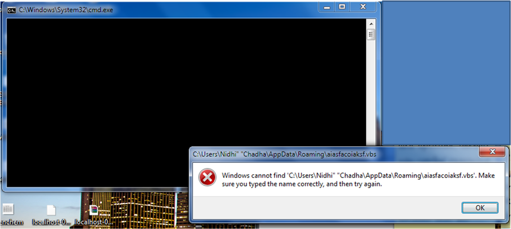 CMD abre e fecha toda hora no Windows 7. - Microsoft Community