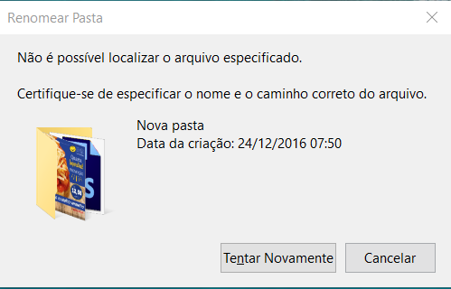 Não consigo mover arquivos de uma pasta para outra