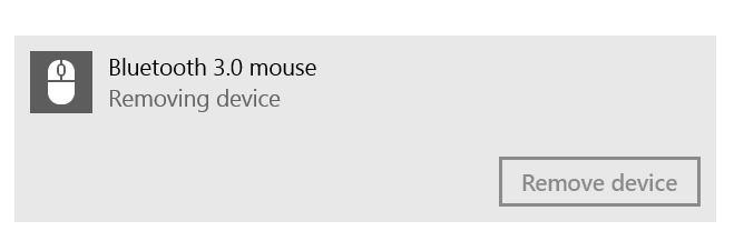 Cannot Remove Bluetooth Mouse. - Microsoft Community