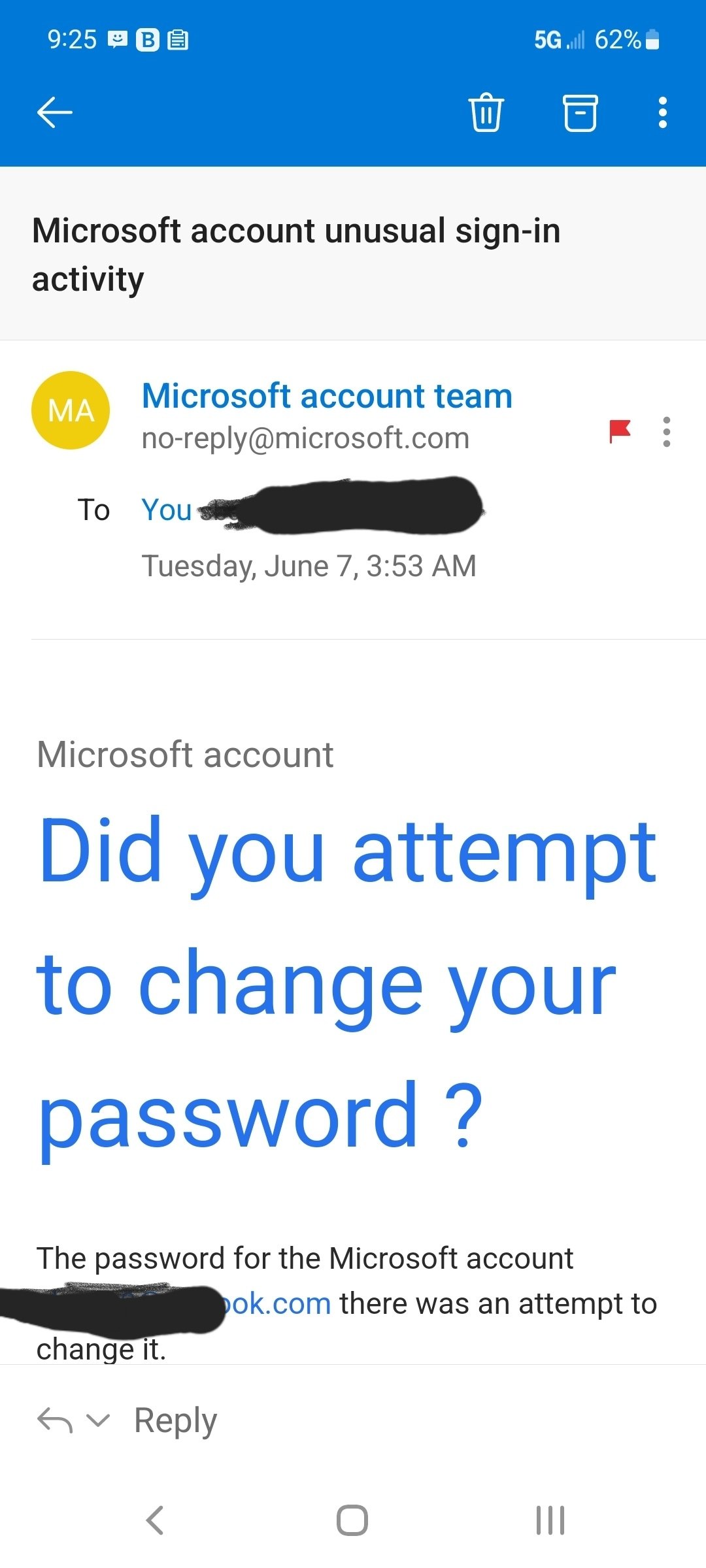 Can I trust email from the Microsoft account team? - Microsoft Support