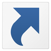 blue arrow icon