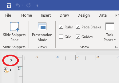 My Shapes Window In Missing On My Visio 2016 - Microsoft Community