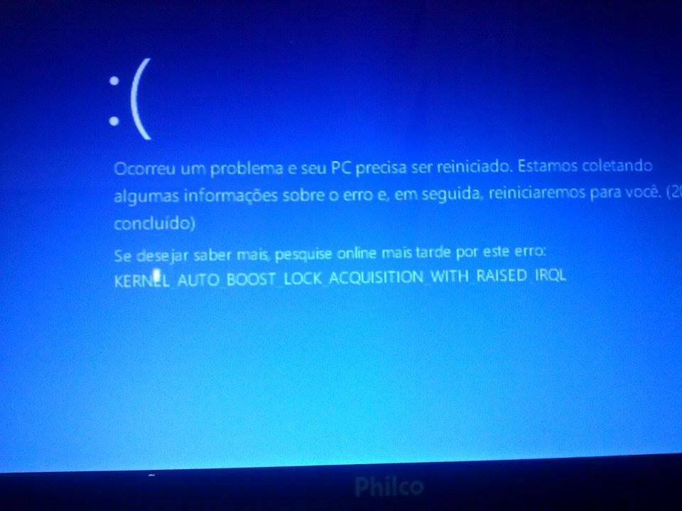 Não foi possível instalar o Windows 10: Erro 0xC1900101 - 0x20017 -  Microsoft Community