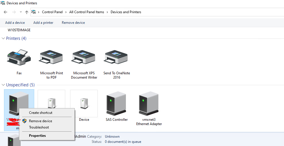 Printer Keeps Showing As Unspecified Device When Added Via Microsoft Community