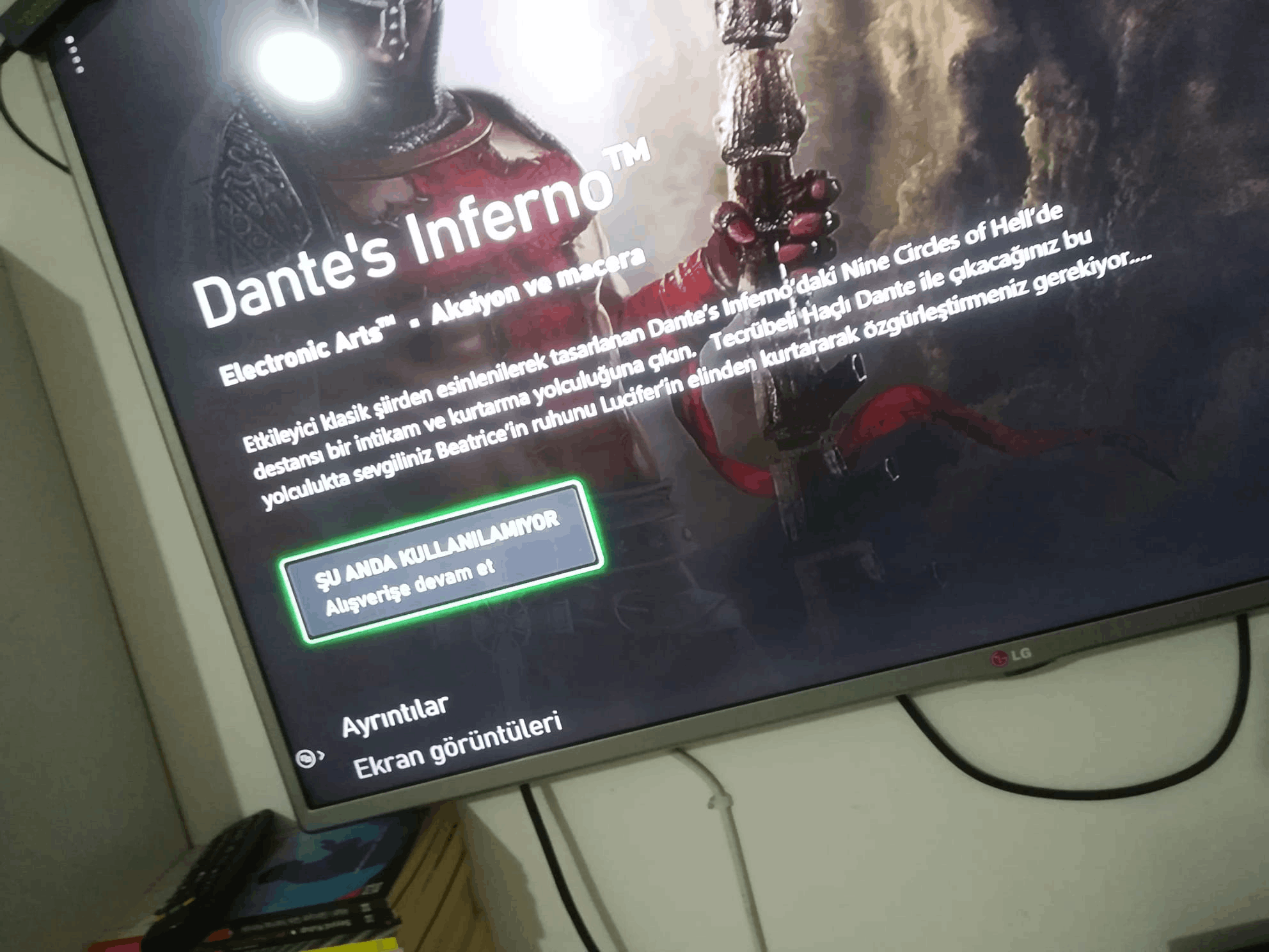 Dante's Inferno jogável na Xbox One