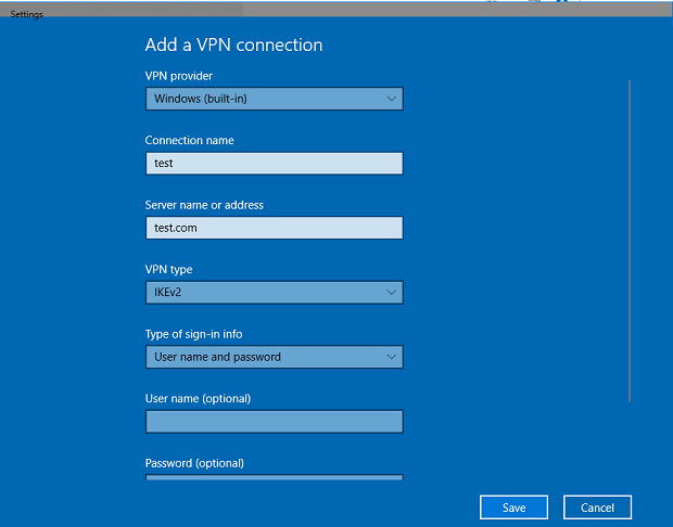 Windows 10 IKEv2 VPN connects but does not have internal network ...