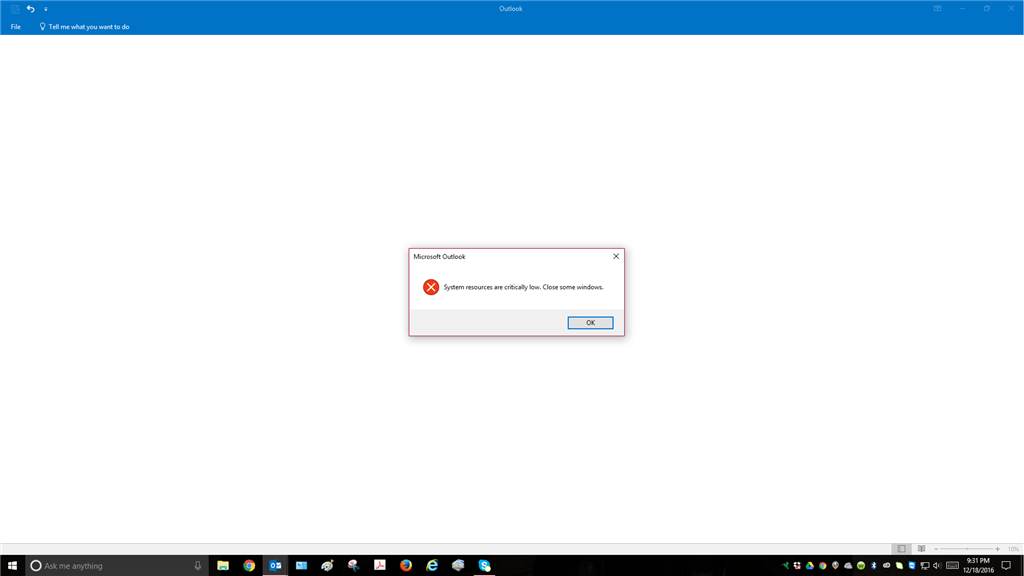 My Outlook won't open/ only get error messages when I try to