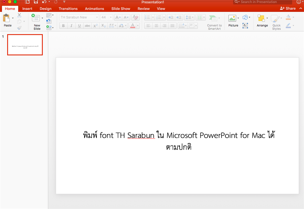 Th sarabun for mac high sierra