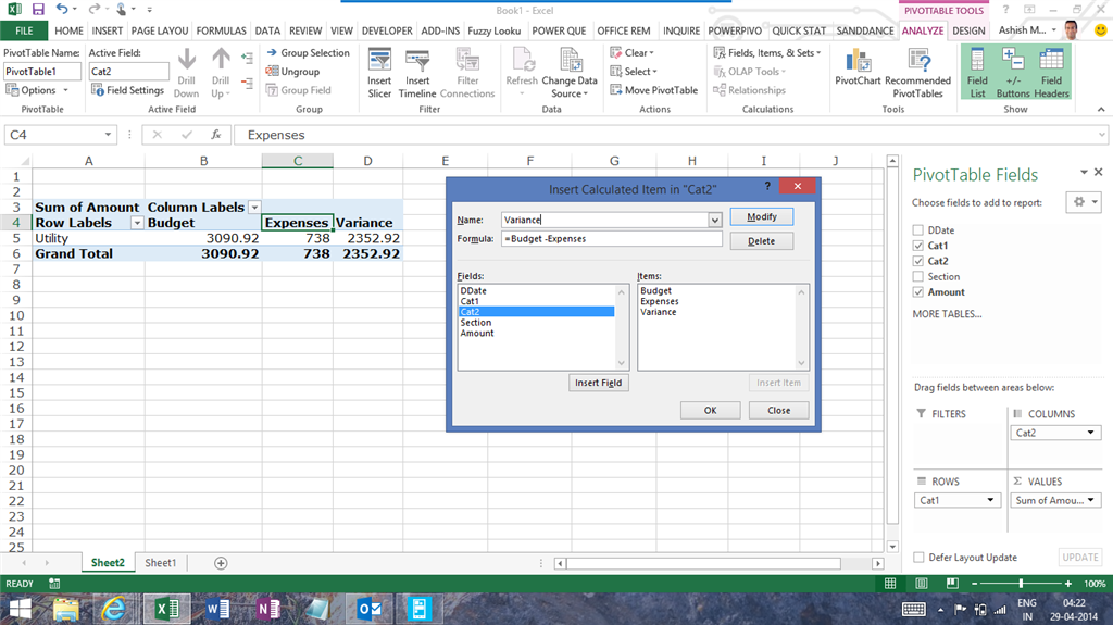 Calculated Field In Pivot Table Microsoft Community 6112