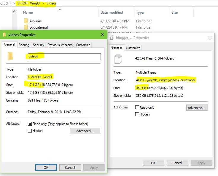 folder size application