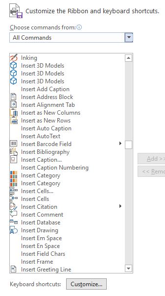 Missing "Insert Icon" (Office Professional Plus 2016) - Microsoft Community