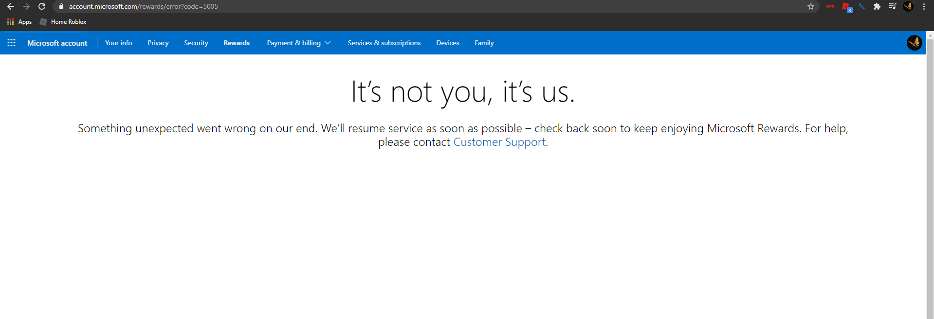 Microsoft Rewards Broken Microsoft Community