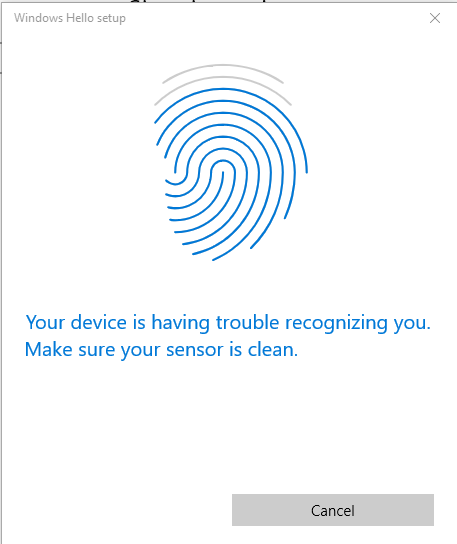 Fingerprint Not Working Windows 10