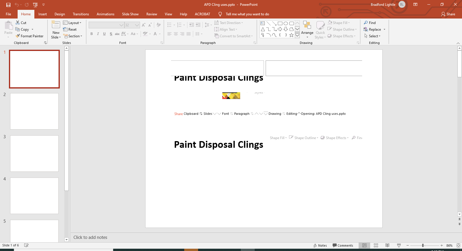 Powerpoint 19 Images And Text Boxes Don T Show On Screen Microsoft Community