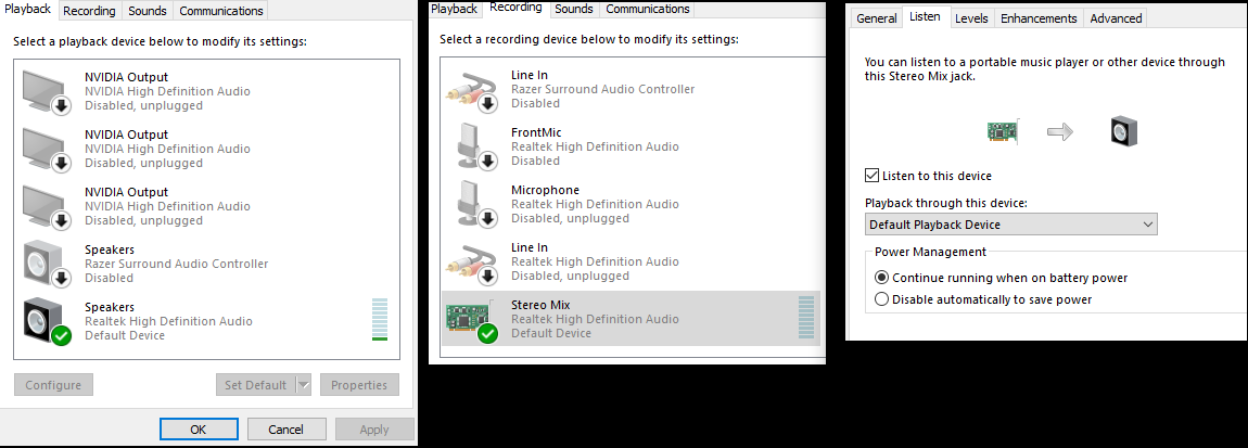 Share Desktop Sound Through Stereo Mix Microsoft Community