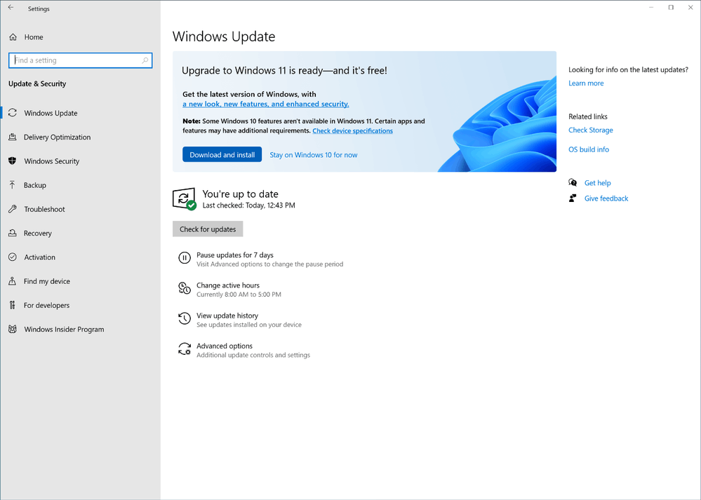 Windows 11 Upgrade Message Disappeared - Microsoft Community