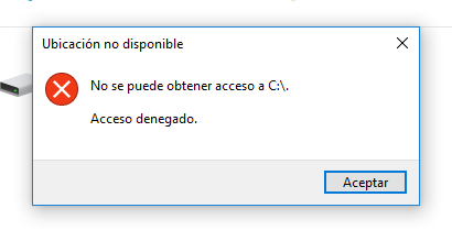 Windows 10 ≡ Acceso Denegado A La Carpeta De ''Windows (C:)'' Y No Se ...