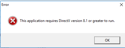 Requires DirectX 9 when i have DirectX12 - Microsoft Community