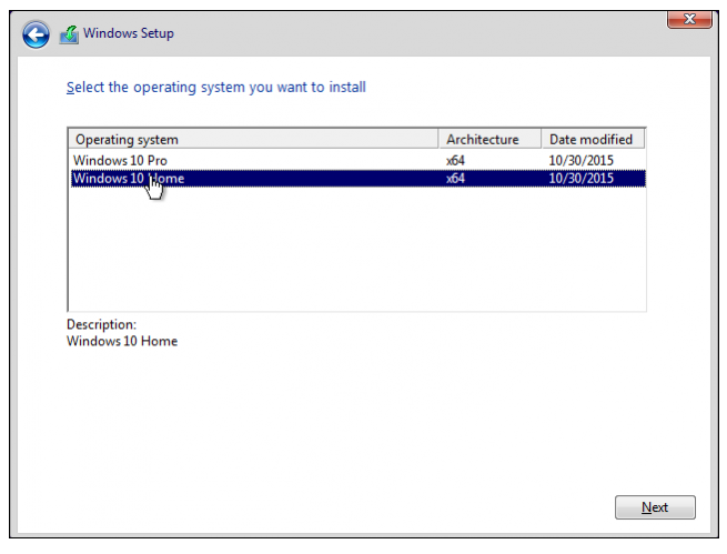 install windows 10 home from windows 7 pro