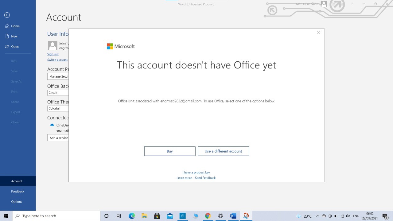 Pre installed Microsoft Office not activating - Microsoft Community