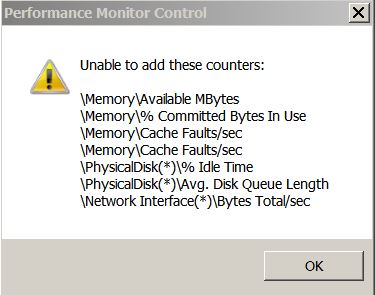 Performance Monitor Issues - Registry - Perflib 009 Folder is Empty -  Microsoft Community