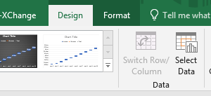 Excel Office 365 for Business Switch Row Column greyed out