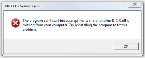 Api Ms Win Crt Runtime L1 1 0 Dll Download Windows 7 64 Bit