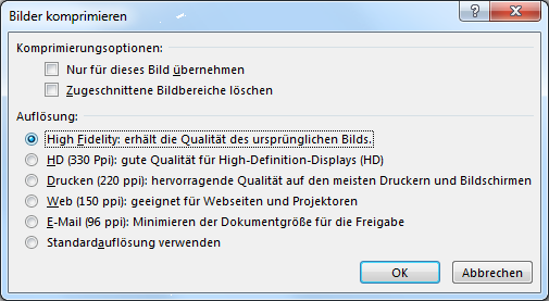 Bild Komprimierung In Outlook 16 Microsoft Community