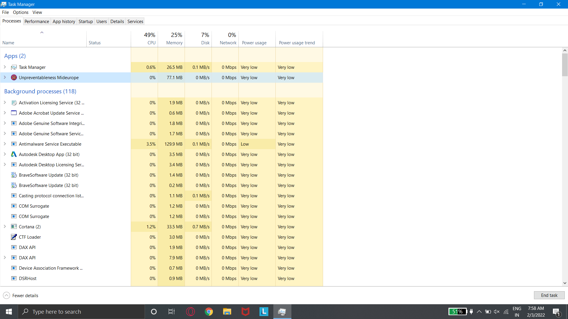 What is this program in task manager called 