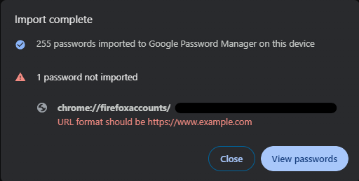 Microsoft Edge Couldn T Import Passwords Microsoft Community