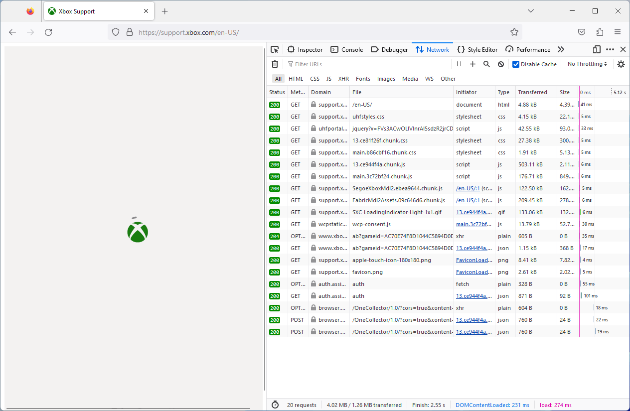 Cannot connect to support.xbox.com - Microsoft Community