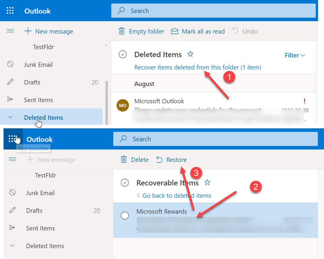 How to recover permanently deleted emails Microsoft