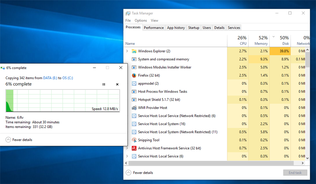 Hard disk slow transfer speed Microsoft Community