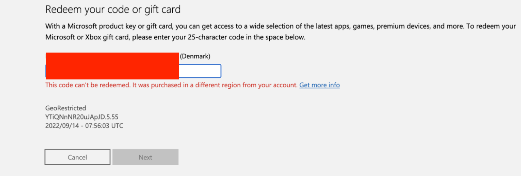 Xbox Game Ultimate 12 Month global not working - Microsoft Community
