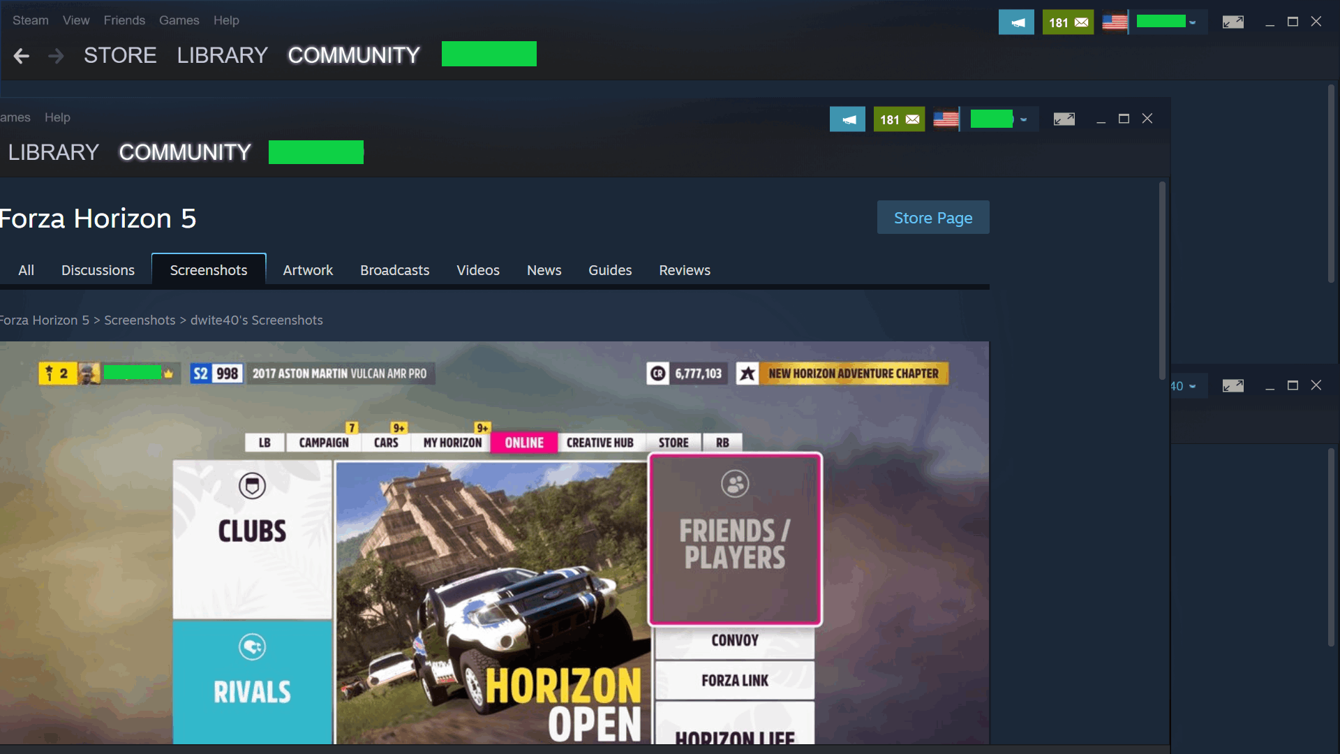 Forza Horizon 5 I Cannot Access Horizon Life - Microsoft Community