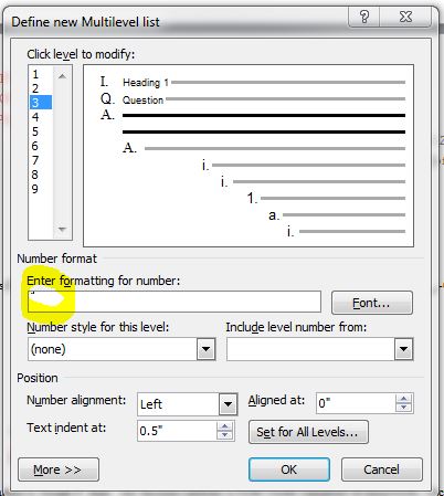 2010 Word Multilevel List Bug? - Microsoft Community
