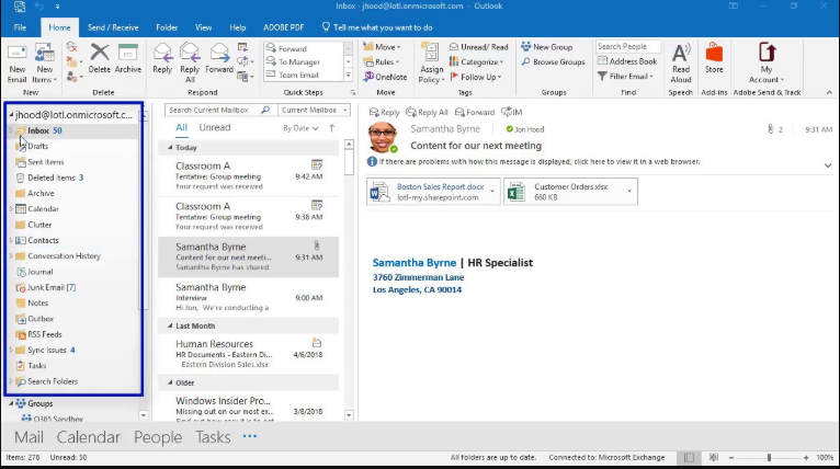 how to set up a email group in outlook 365