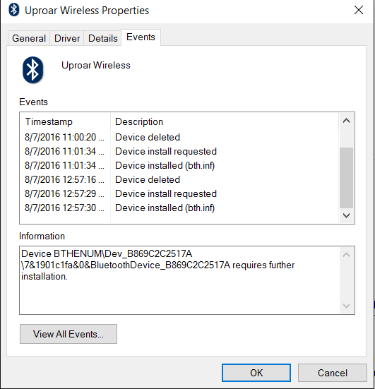 Uproar 2025 wireless pairing