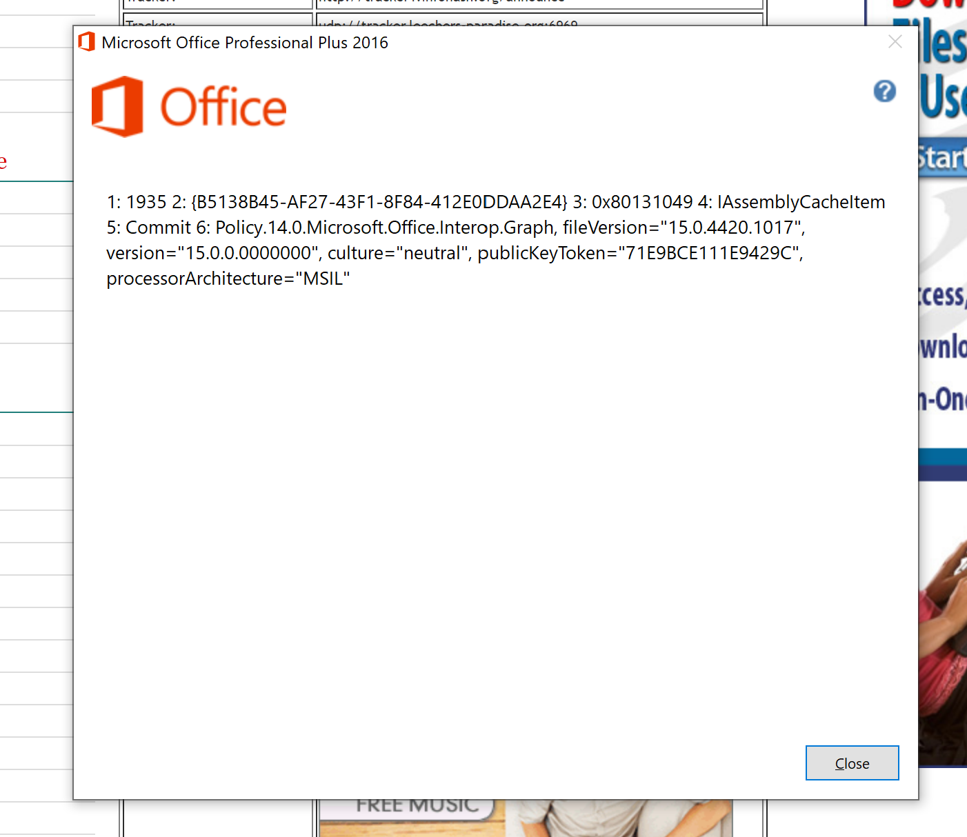 Unable to install office 2016 - error I have never seen before - Microsoft  Community