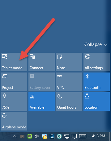 What Is Windows 10 Tablet Mode?