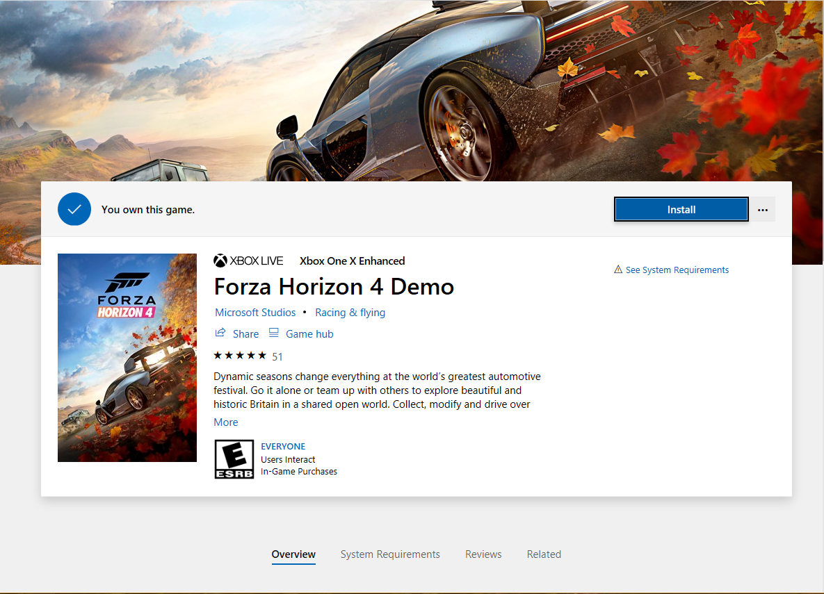 Forza Horizon Demo Now Available to Download