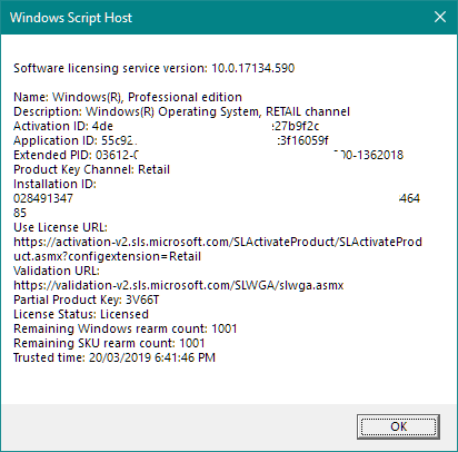 C windows license. Ключ 10 скрипт. Сколько символов в Ключе Windows 10